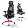 ゲーミングチェア レーシングチェア メッシュ シンクロロッキング 4Dアームレスト ヘッドレスト ランバーサポート レッド