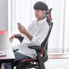 ゲーミングチェア レーシングチェア メッシュ シンクロロッキング 4Dアームレスト ヘッドレスト ランバーサポート レッド