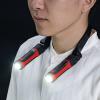 【アウトレット】首掛け式LED ネックライト LED懐中電灯 USB充電式 防水規格IPX4 最大約120ルーメン 角度調整 マグネット
