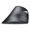 ワイヤレスエルゴマウス チルトホイール 高速スクロール 静音 5ボタン Bluetooth マルチペアリング ブラック