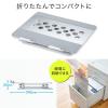 【アウトレット】ノートパソコン用アルミスタンド(角度・高さ調整タイプ)