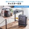 CPUスタンド 耐荷重30kg キャスター付き 幅20～30cmのPC対応 デスクトップPC用スタンド