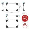 CPUスタンド  耐荷重50kg キャスター付き 無段階調整 デスクトップPCスタンド