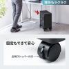 CPUスタンド  耐荷重50kg キャスター付き 無段階調整 デスクトップPCスタンド