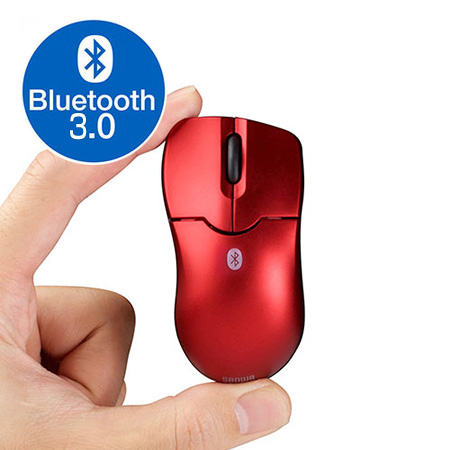 超小型Bluetoothマウス(Bluetooth3.0・ブルーLEDセンサー・3ボタン