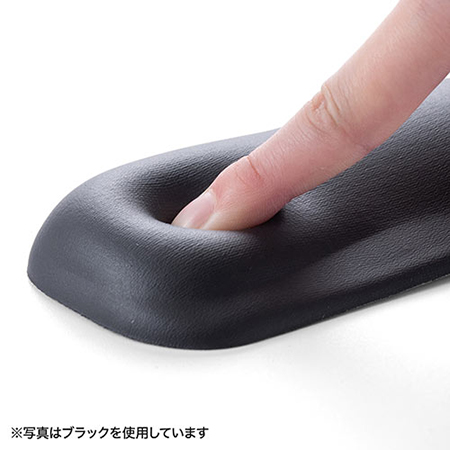 リストレスト付きマウスパッド マウス用 手首 腱鞘炎防止 疲労軽減 クッション 低反発 ジェル ホワイト Yt Mpd028w エルゴノミクスショップ