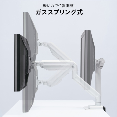 モニターアーム 32インチ対応 高耐荷重 最大49インチ対応 2～20kg対応