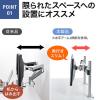 モニターアーム用支柱+設置用バー単体(自作・W1200・クランプ取付)