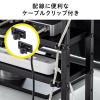 モニター裏収納ラック(収納棚・配線・ルーター・幅48.2cm・2段・22~24インチ向け)