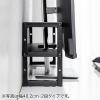 モニター裏収納ラック(収納棚・配線・ルーター・幅48.2cm・3段・22~24インチ向け)