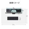 モニター裏収納ラック(収納棚・配線・ルーター・幅60cm・2段・27~30インチ向け)