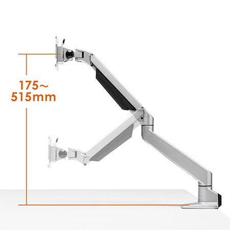 大型液晶ＴＶ モニターアーム 高耐荷重20キロ ガス圧 上下左右 回転 Amazon.co.jp: サンワダイレクト モニターアーム 高耐荷重 8