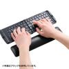 キーボード用リストレスト(レザー調素材、レッド)