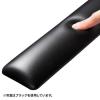 キーボード用リストレスト(レザー調素材、レッド)