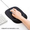 低反発リストレスト付きマウスパッド(ブルー)