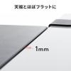 【アウトレット】デスクエクステンダー 机 天板拡張 後付 折りたたみ アームレスト テーブル拡張 クランプ固定 幅80cm 奥行き23cm