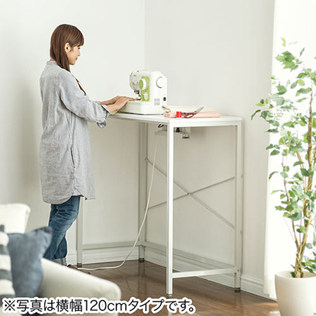 スタンディングデスク 高さ100cm 幅160cm ホワイト YT-DESKF025