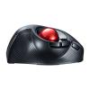 ワイヤレストラックボールマウス(Bluetooth・エルゴノミクス・60°・親指操作・チルトホイール・マルチペアリング・カウント切替・黒)