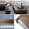 天然木モニター台(液晶モニタ台・ペントレー付・幅75cm・奥行28.5cm)