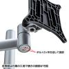 【アウトレット】液晶モニターアーム(水平多関節・クランプ式・ネジ固定・1面・H420mm・耐荷重8kg)