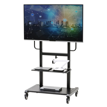 テレビスタンド(55～65型・VESA対応・手動昇降) CR-PL102SCBK