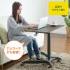 【在庫限り】スタンディングデスク(ガス圧・昇降幅36cm・木目・幅71.5cm・奥行き50cm・耐荷重15kg)