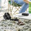 【アウトレット】小型クランプ扇風機(ポール取り付け・充電式)