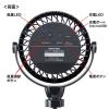 【アウトレット】小型クランプ扇風機(ポール取り付け・充電式)