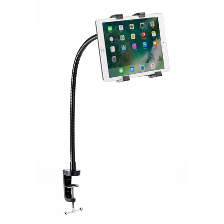 iPad・タブレットPCアームスタンド(フレキシブル・7インチ～10.5インチ対応・横画面専用)