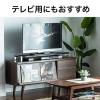 【アウトレット】モニター台(USB3.0・コンセント搭載・キーボード収納・スチール製・幅100cm・ホワイト)