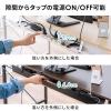 【アウトレット】ケーブルトレー 配線受け ケーブルオーガナイザー デスク固定タイプ スチール金属製 電源タップ ケーブル収納 ホワイト 幅90cm