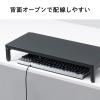 モニター台 幅60～100cm 調整式 耐荷重5kg スチール製 モニタースタンド