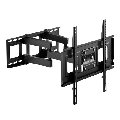【アウトレット】壁掛けテレビ金具(ダブルアームタイプ・汎用・32～52インチ対応・前後&角度&左右調節対応)