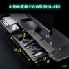 【処分特価】ゲーミング モニター台 机上台 幅90cm LED照明 カーボン調 USB2.0 木製 ブラック
