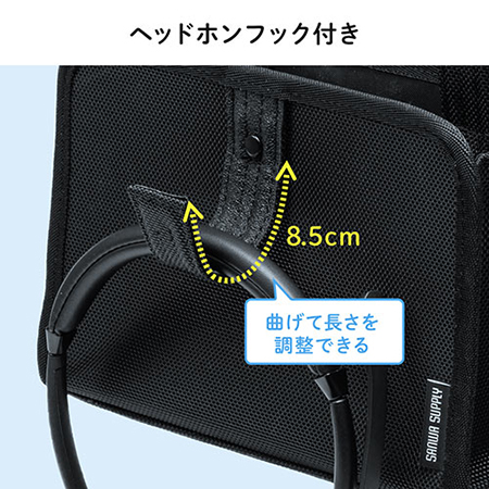 Yt Stn053bk モニター裏収納背面ポケット ヘッドフォンフック テレビ裏収納 ディスプレイ裏収納 レビュー エルゴノミクスショップ