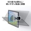 【アウトレット】モニター壁掛け金具 2関節 34インチ 12kgまで 回転 上下左右角度調整 ブラック